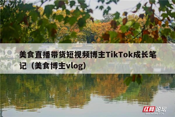 美食直播带货短视频博主TikTok成长笔记(美食博主vlog)