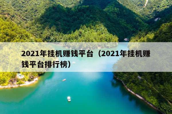 2021年挂机赚钱平台(2021年挂机赚钱平台排行榜)
