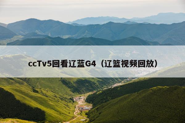 ccTv5回看辽蓝G4(辽篮视频回放)