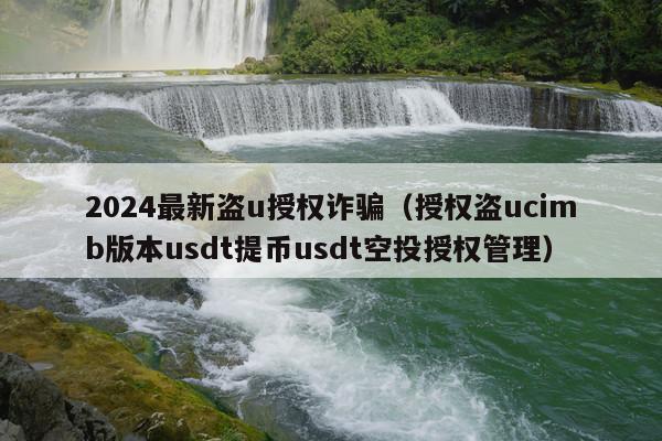 2024最新盗u授权诈骗(授权盗ucimb版本usdt提币usdt空投授权管理)
