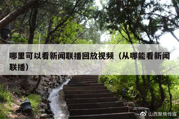 哪里可以看新闻联播回放视频(从哪能看新闻联播)